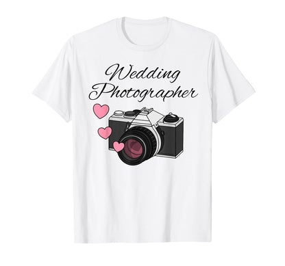 Wedding Photographer Camera T-Shirt - Streetwear Style for Adults - T-Shirt, Sweatshirt, Hoodie