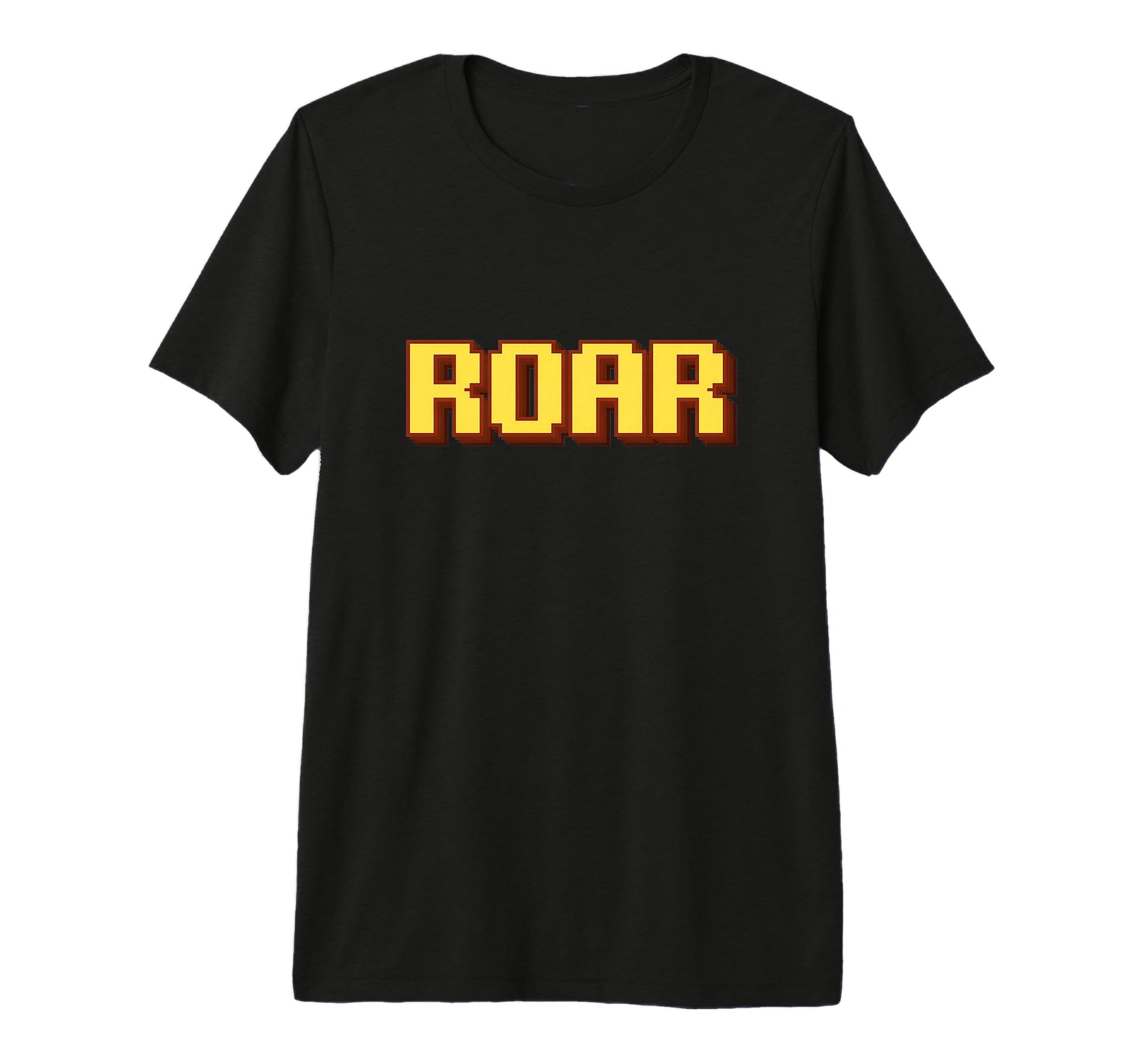 Roar Expression Pixel Art T-Shirt - Fun Novelty Design for Adults - T-Shirt, Sweatshirt, Hoodie