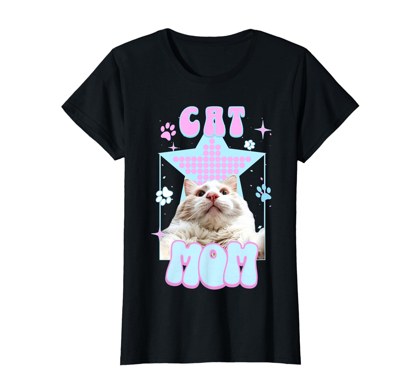 Cat Mom Y2K Harajuku Aesthetic Fur T-Shirt - Streetwear Style Men Women - T-Shirt, Sweatshirt, Hoodie