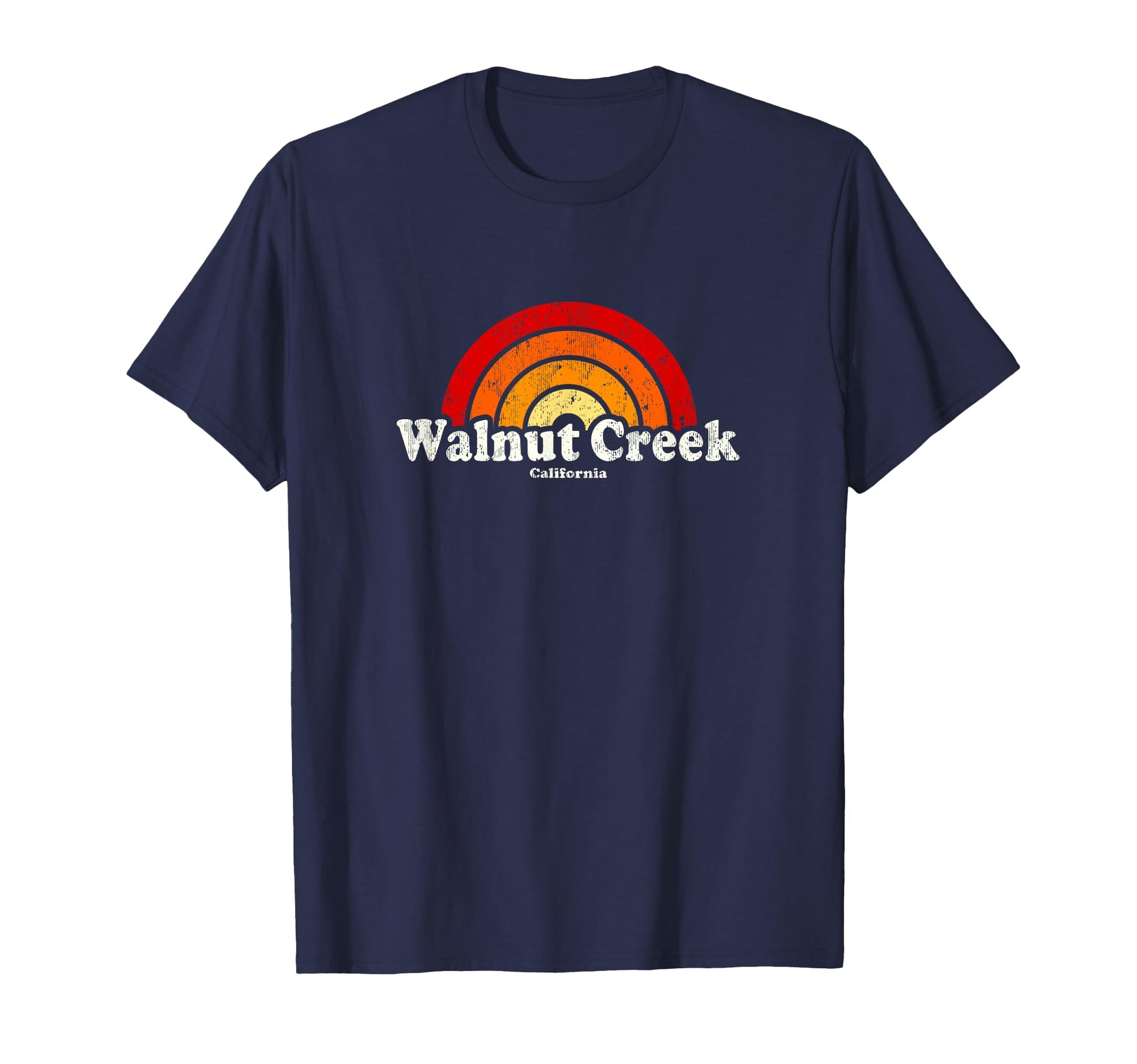 Walnut Creek California Ca 70S T-Shirt - Fun Novelty Design Men Women - T-Shirt, Sweatshirt, Hoodie
