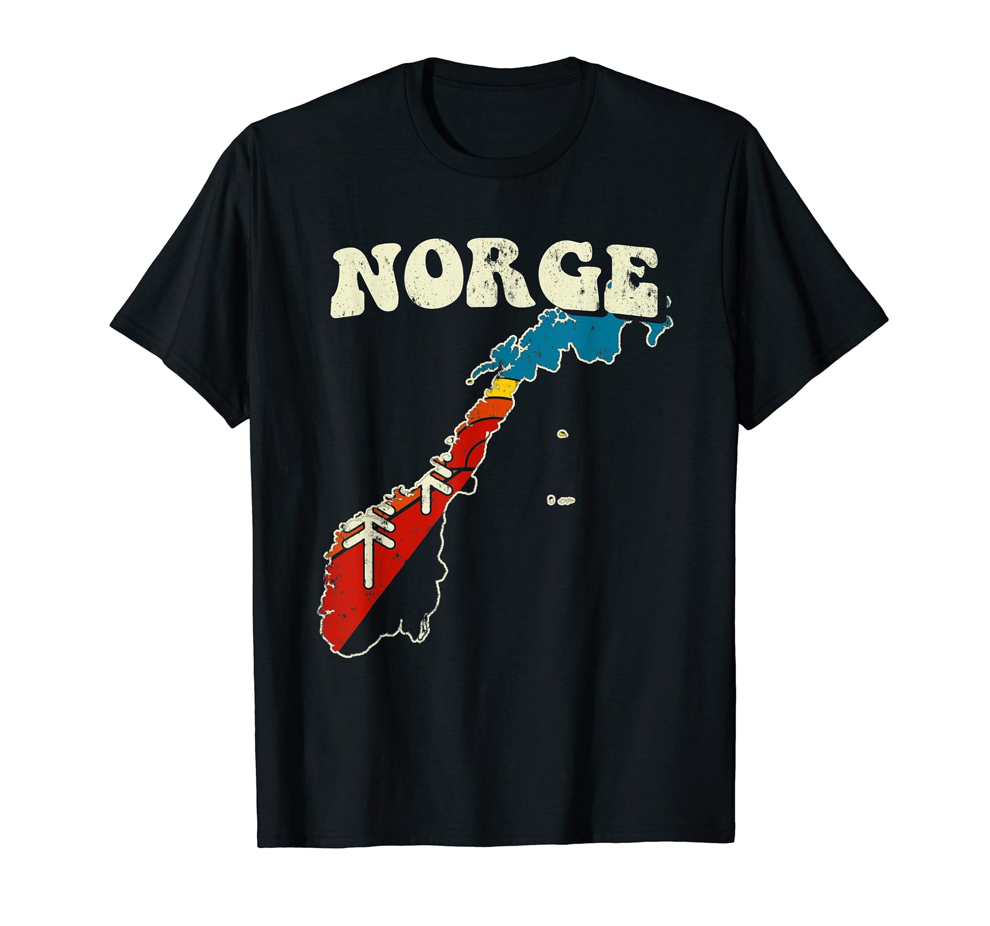 Norway Norwegian Country Rainbow Norge T-Shirt - Streetwear Style Unisex - T-Shirt, Sweatshirt, Hoodie