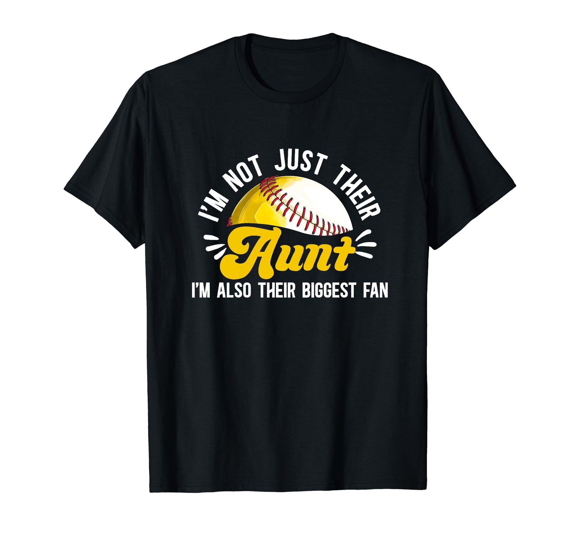 Their Biggest Fan Softball Baseball T-Shirt - Trendy Graphic Men Women - T-Shirt, Sweatshirt, Hoodie