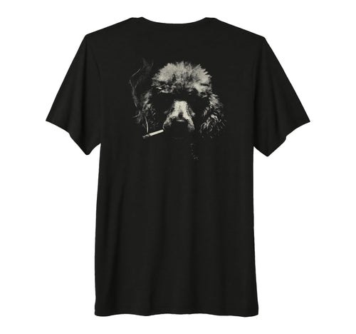 Poodle Smoking Cigarette Grunge T-Shirt - Aesthetic Graphic for Adults - T-Shirt, Sweatshirt, Hoodie