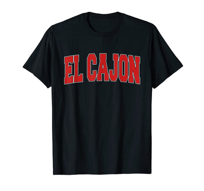 El Cajon Ca California Varsity Usa T-Shirt - Custom Art Print for Adults - T-Shirt, Sweatshirt, Hoodie