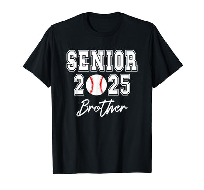 Class 2025 Baseball Player T-Shirt - Minimalist Print for Adults - T-Shirt, Sweatshirt, Hoodie