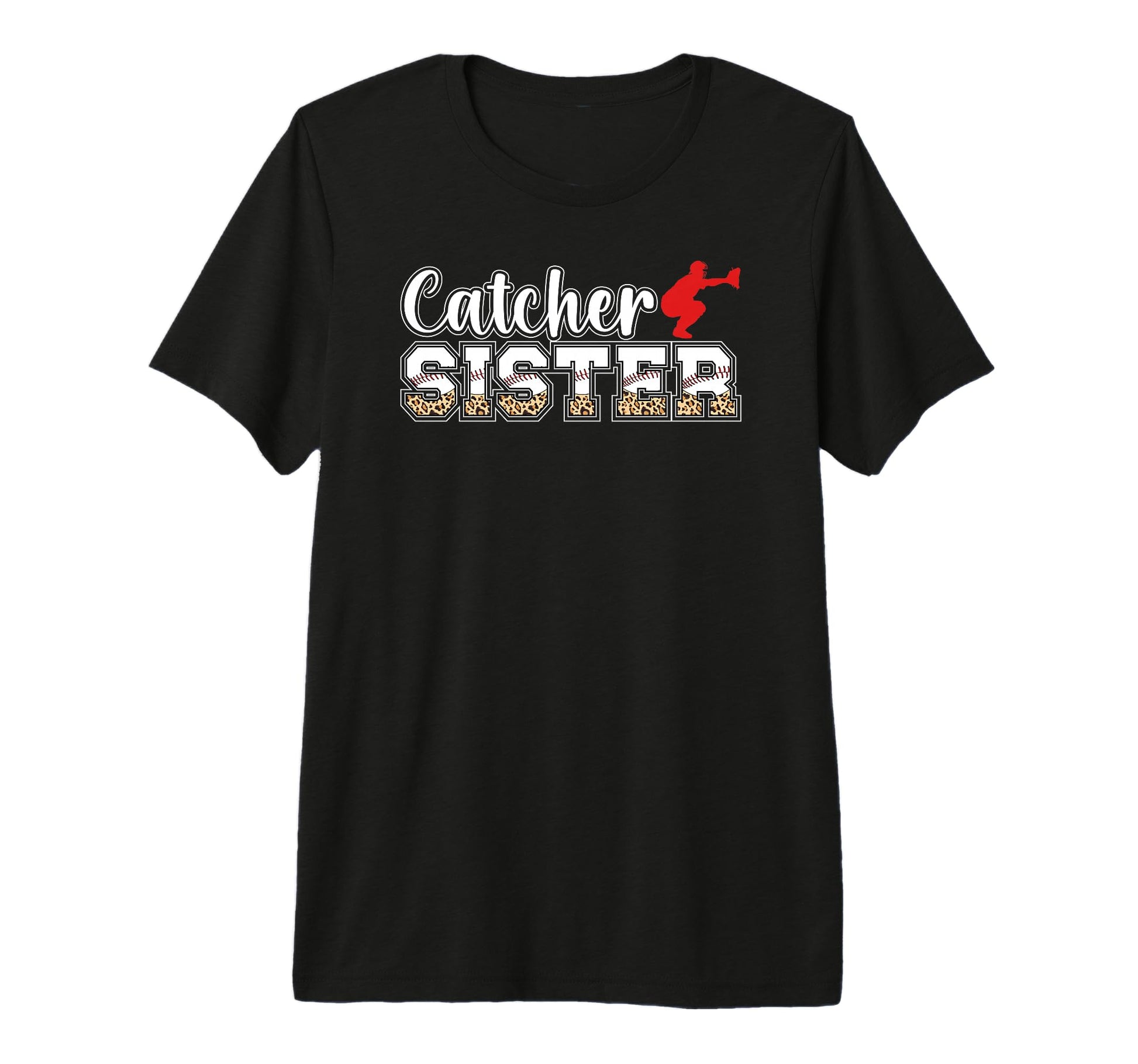 Baseball Catcher Sister Baseball Catcher T-Shirt - Graphic Print Men Women - T-Shirt, Sweatshirt, Hoodie