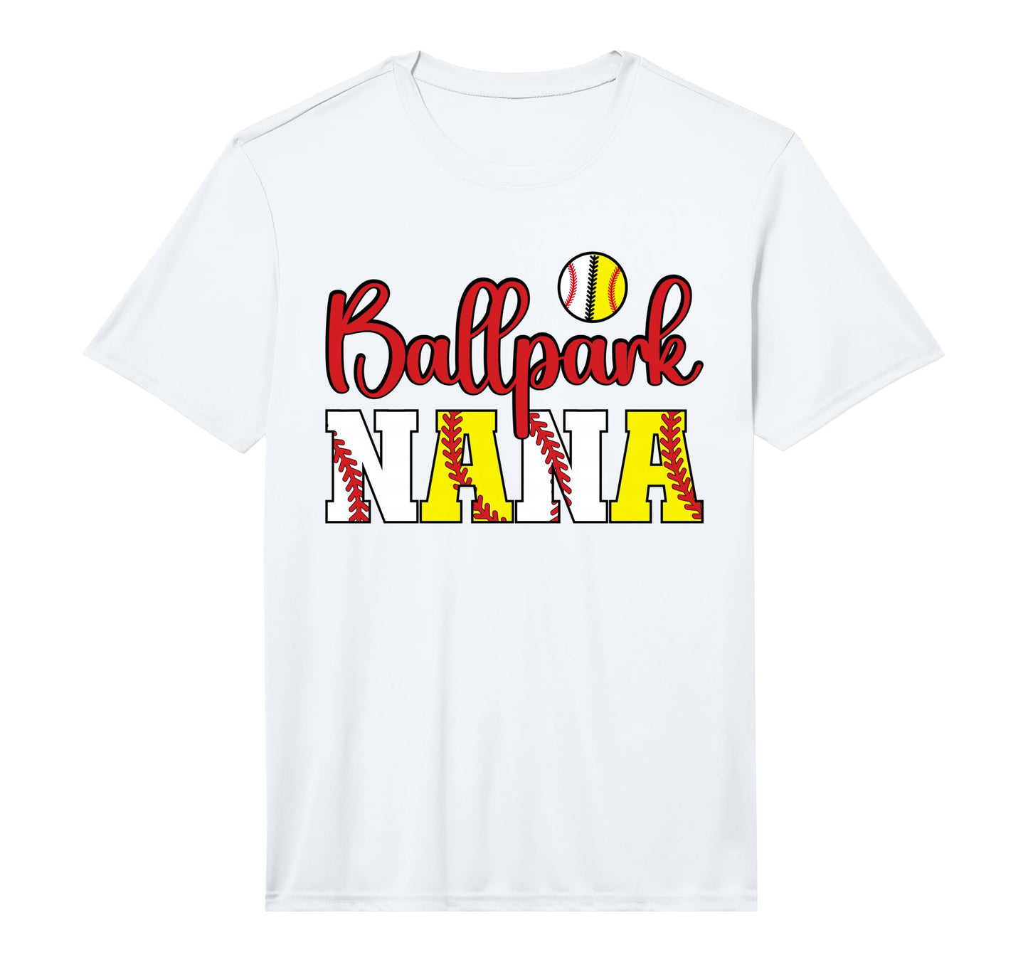 Mens Ballpark Nana Softball Baseball T-Shirt - Fun Novelty Design Unisex - T-Shirt, Sweatshirt, Hoodie