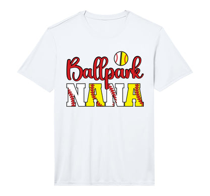 Mens Ballpark Nana Softball Baseball T-Shirt - Fun Novelty Design Unisex - T-Shirt, Sweatshirt, Hoodie