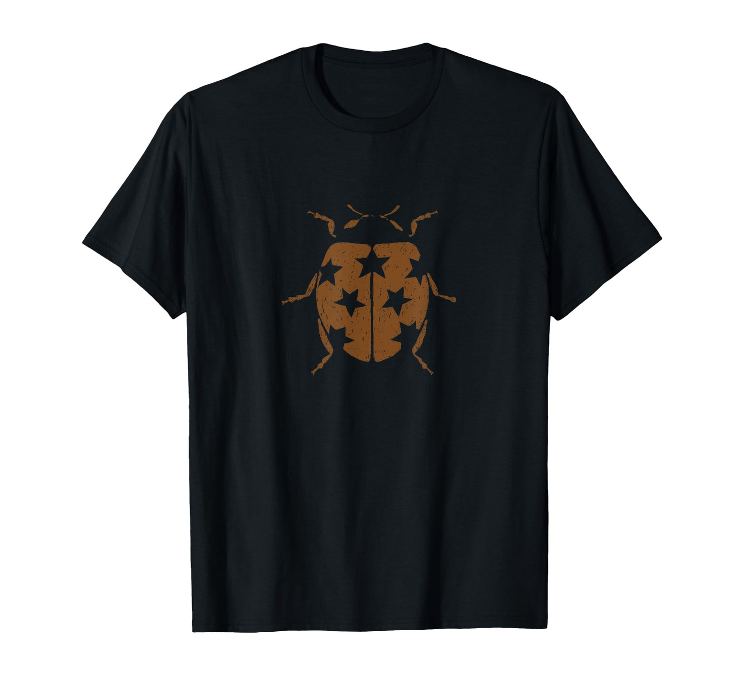 Ladybug Star Dots Whimsy Twee T-Shirt - Custom Art Print Unisex - T-Shirt, Sweatshirt, Hoodie