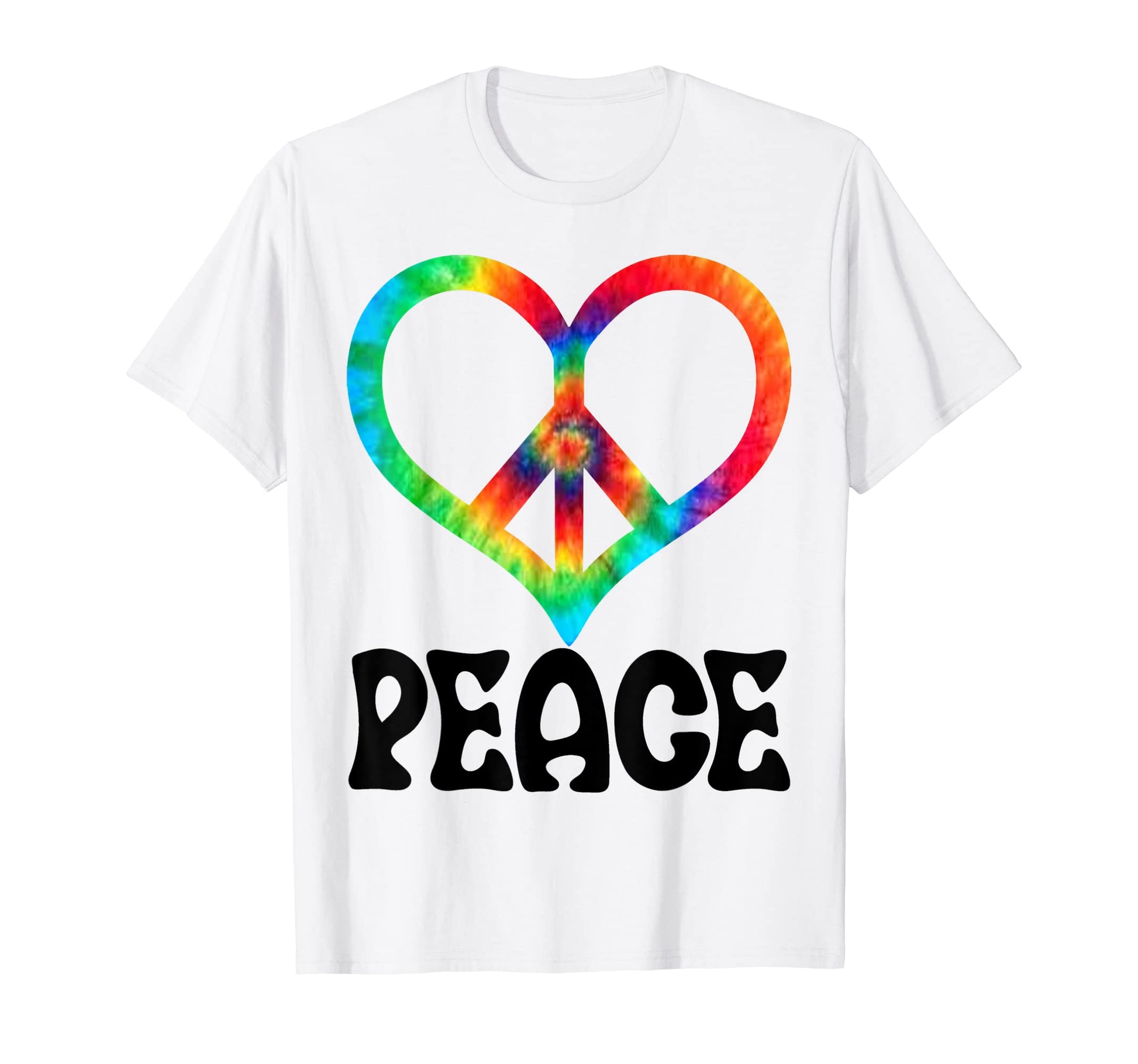 Peace Tie Love Heart Funny Hand Peace T-Shirt - Unique Graphic Men Women - T-Shirt, Sweatshirt, Hoodie