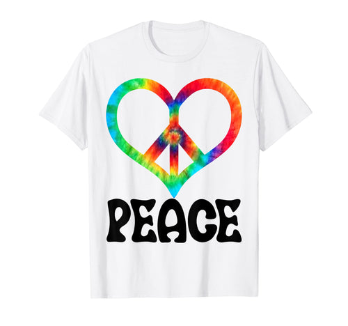Peace Tie Love Heart Funny Hand Peace T-Shirt - Unique Graphic Men Women - T-Shirt, Sweatshirt, Hoodie