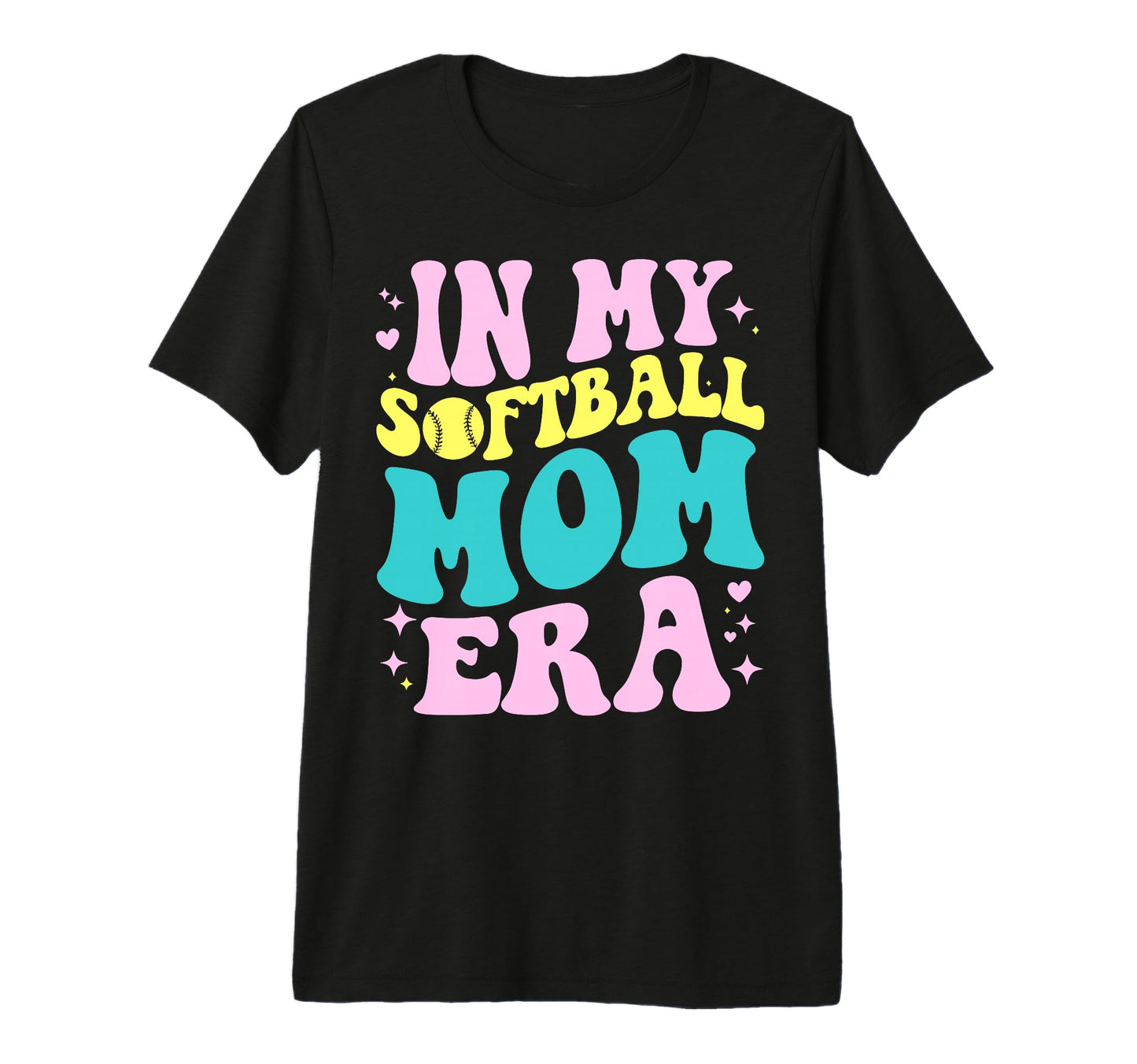 My Softball Mom Era Softball Mama T-Shirt - Graphic Print for Adults - T-Shirt, Sweatshirt, Hoodie