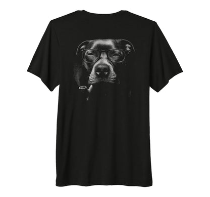 American Pitbull Glasses Pipe Grunge T-Shirt - Minimalist Print Men Women - T-Shirt, Sweatshirt, Hoodie