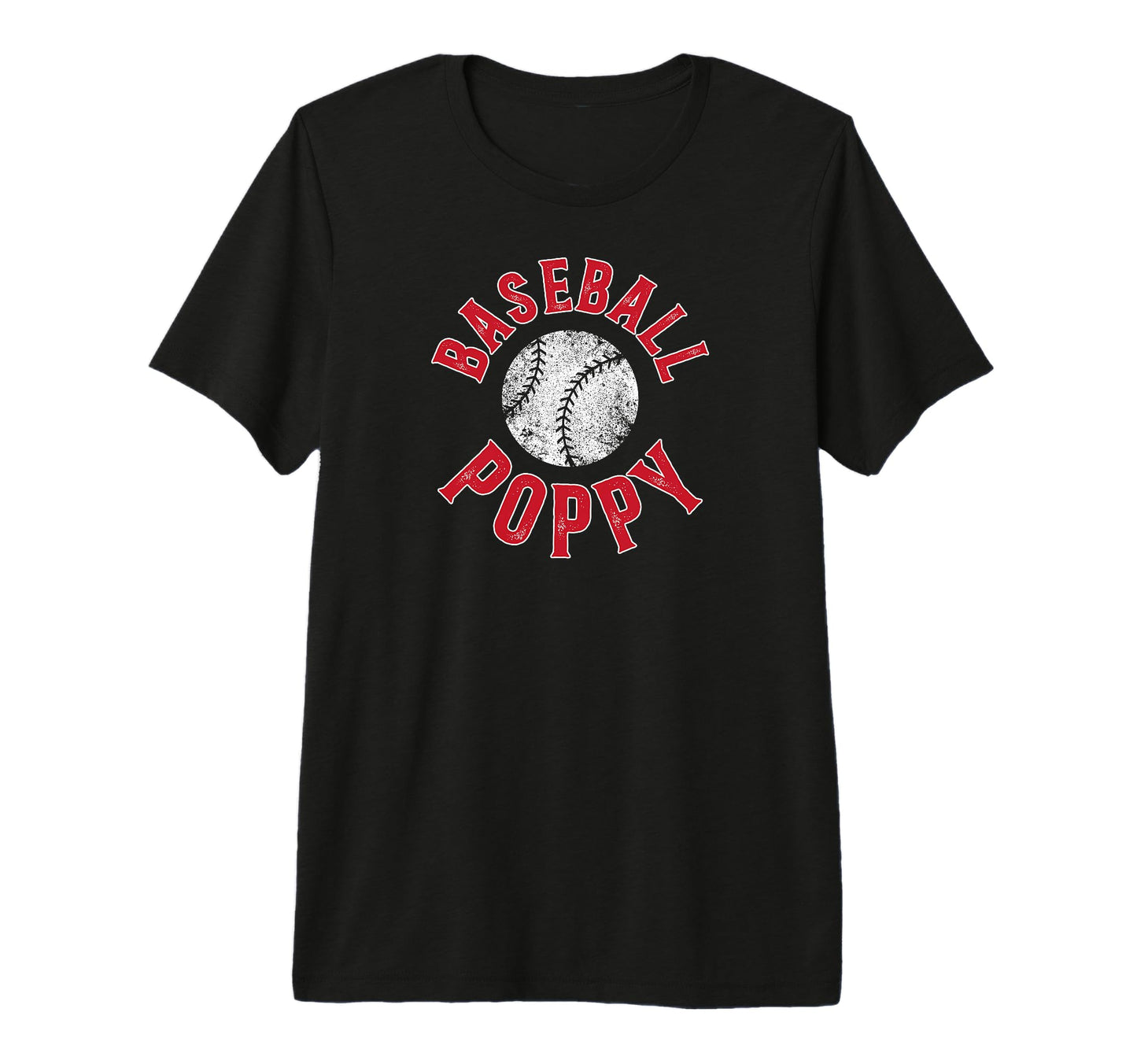 Mens Baseball Poppy Proud Poppy Baseball T-Shirt - Unique Graphic Unisex - T-Shirt, Sweatshirt, Hoodie