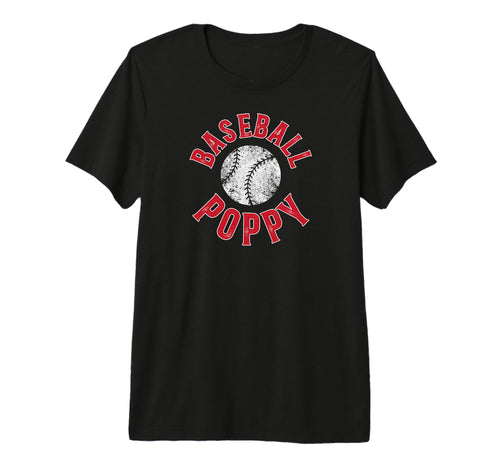 Mens Baseball Poppy Proud Poppy Baseball T-Shirt - Unique Graphic Unisex - T-Shirt, Sweatshirt, Hoodie