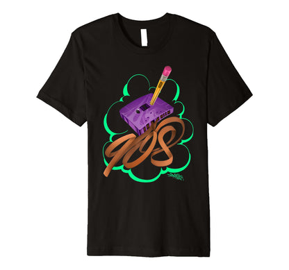 Graffiti Art 90S Hiphop Old School T-Shirt - Fun Novelty Design Men Women - T-Shirt, Sweatshirt, Hoodie