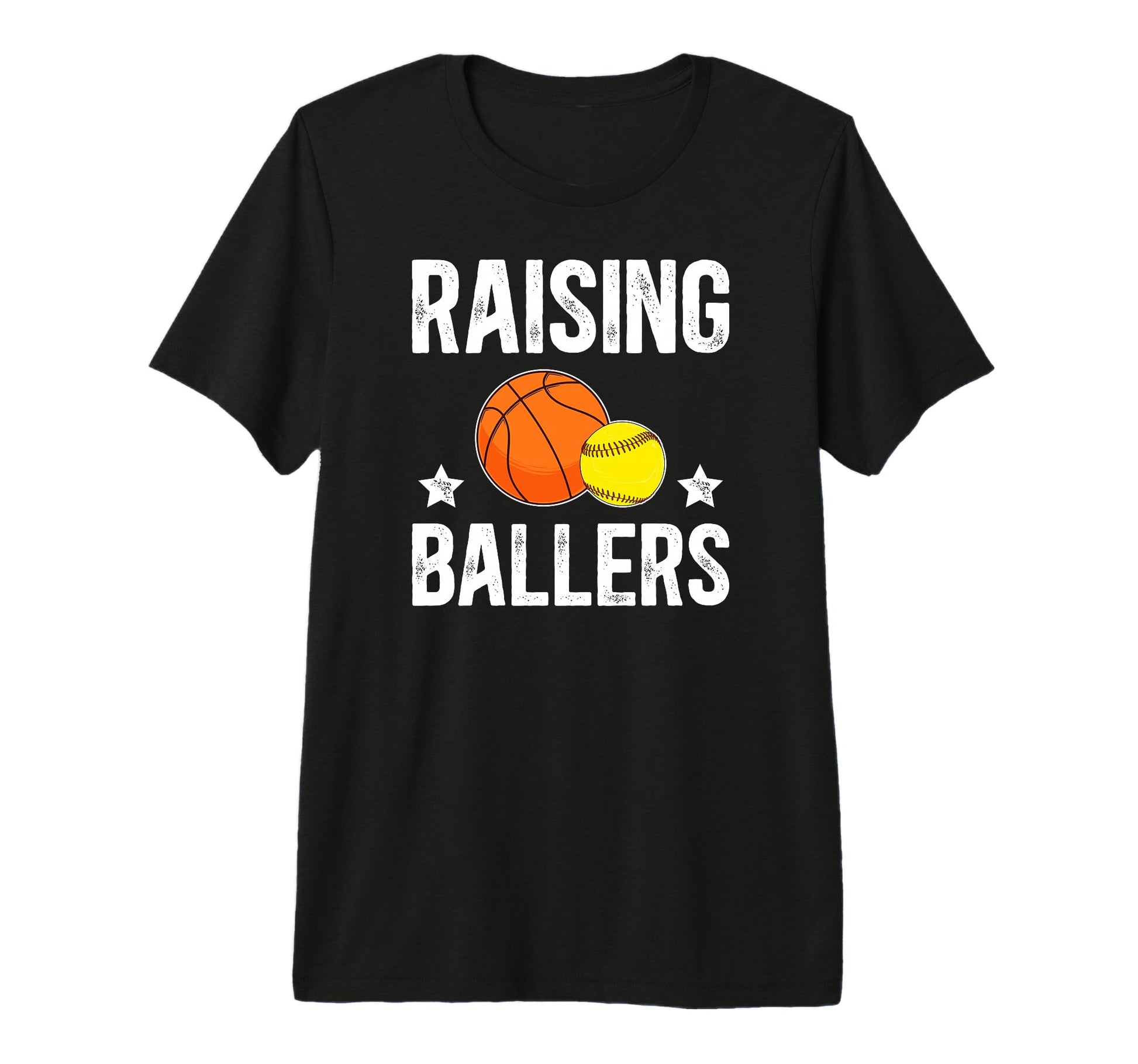 Mens Raising Ballers Basketball T-Shirt - Streetwear Style for Adults - T-Shirt, Sweatshirt, Hoodie