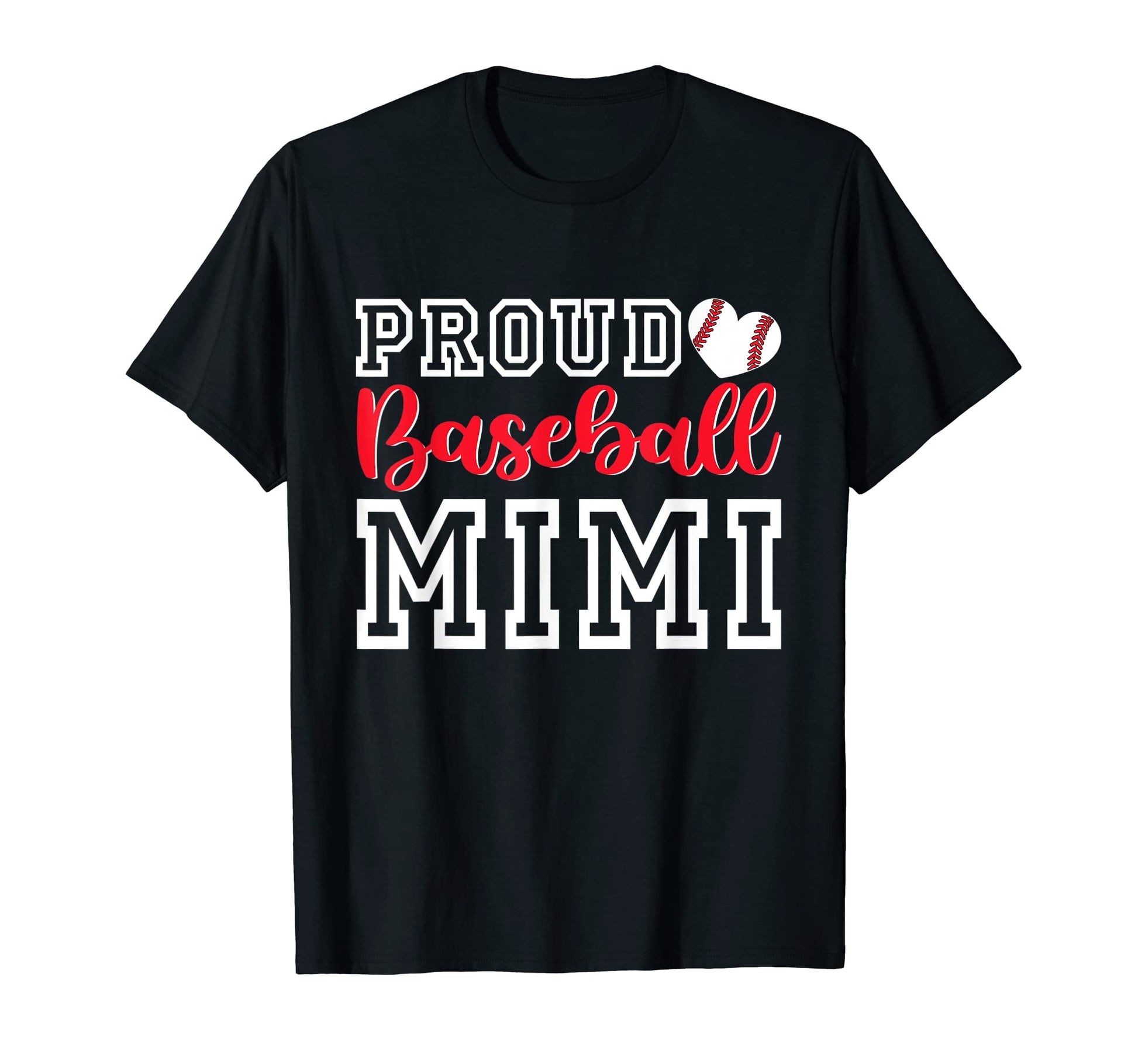 Proud Baseball Mimi Mothers Day T-Shirt - Unique Graphic Unisex - T-Shirt, Sweatshirt, Hoodie