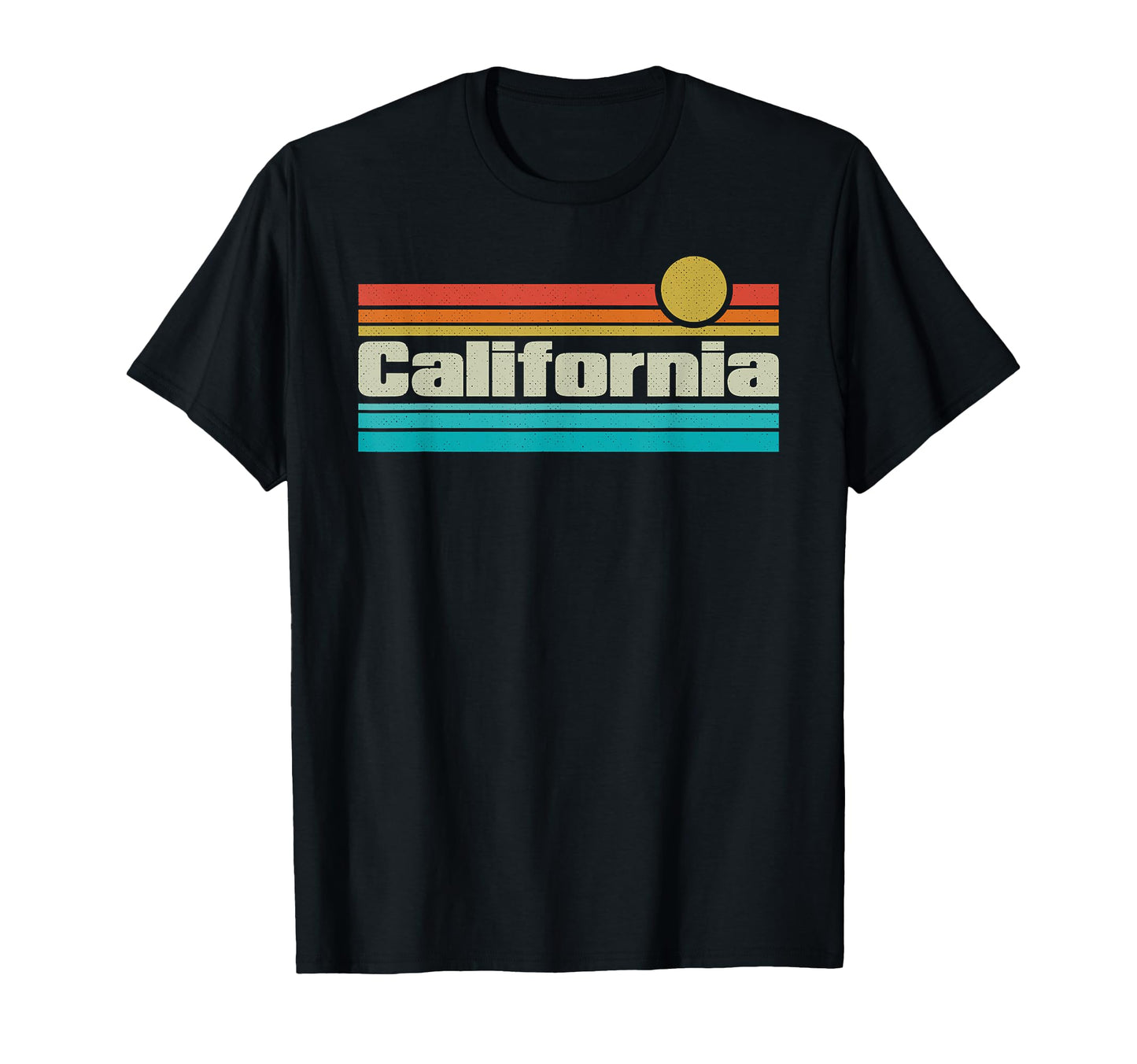 70S 80S Sunset Surfer Ca California T-Shirt - Custom Art Print Unisex - T-Shirt, Sweatshirt, Hoodie