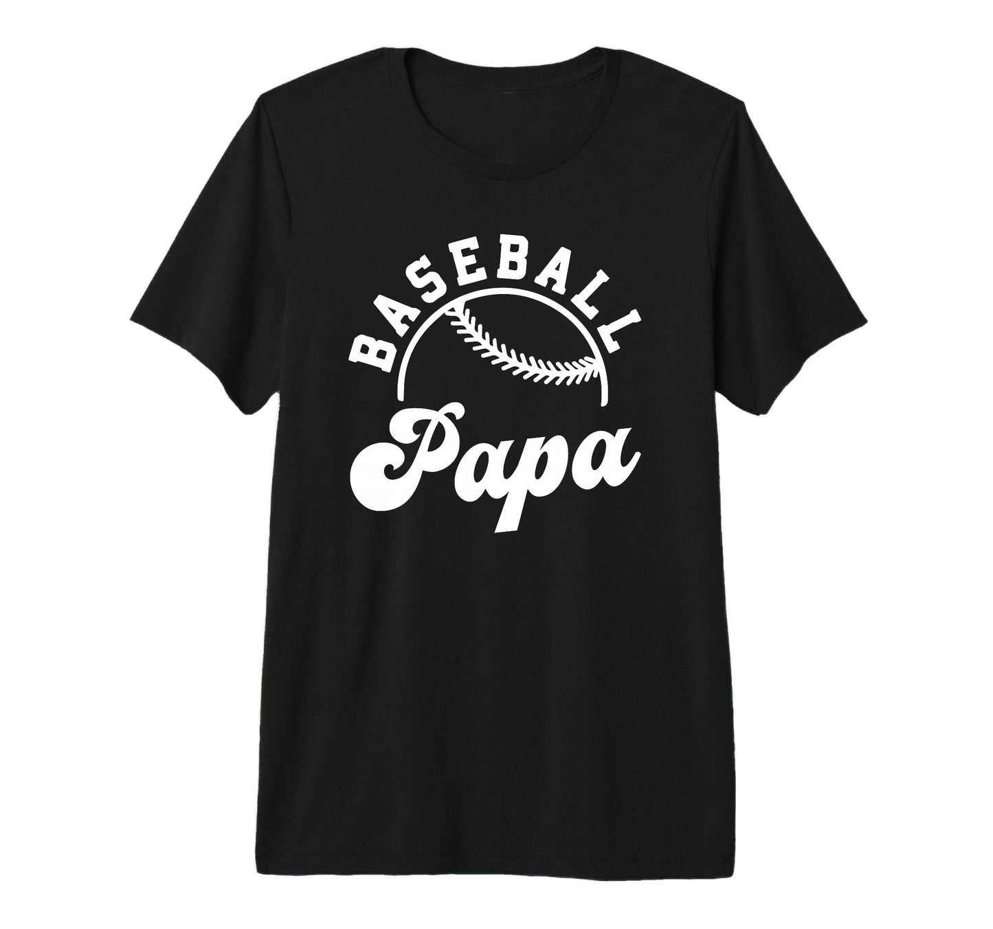 Baseball Papa Matching Baseball Team Lover T-Shirt - Graphic Print Unisex - T-Shirt, Sweatshirt, Hoodie