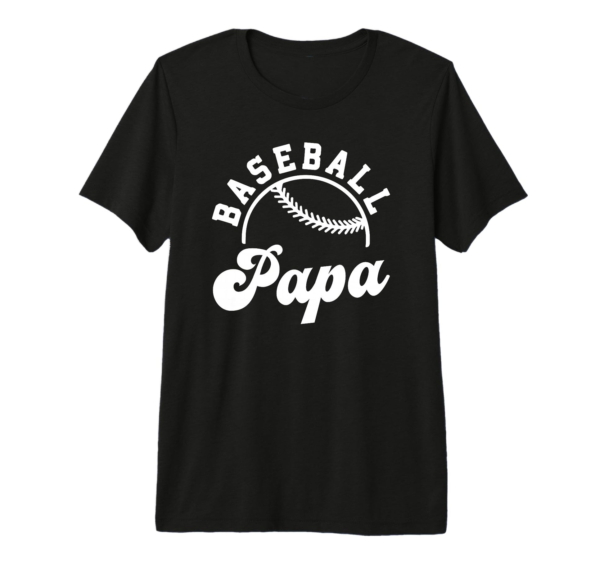 Baseball Papa Matching Baseball Team Lover T-Shirt - Graphic Print Unisex - T-Shirt, Sweatshirt, Hoodie
