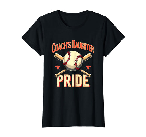 Coachs Daughter Pride Baseball T-Shirt - Minimalist Print Unisex - T-Shirt, Sweatshirt, Hoodie