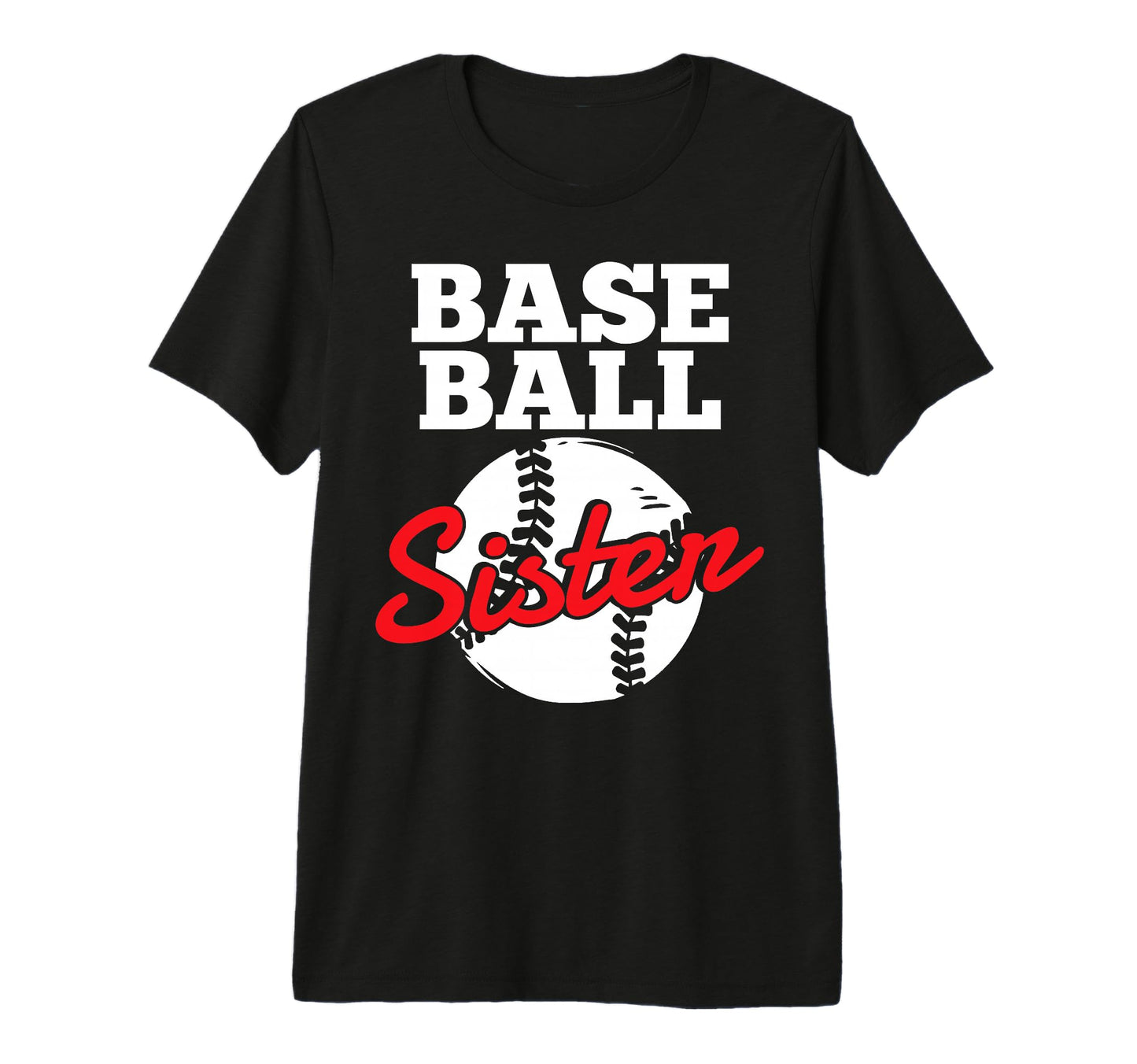 Baseball Sister Matching Family Baseball T-Shirt - Trendy Graphic Unisex - T-Shirt, Sweatshirt, Hoodie