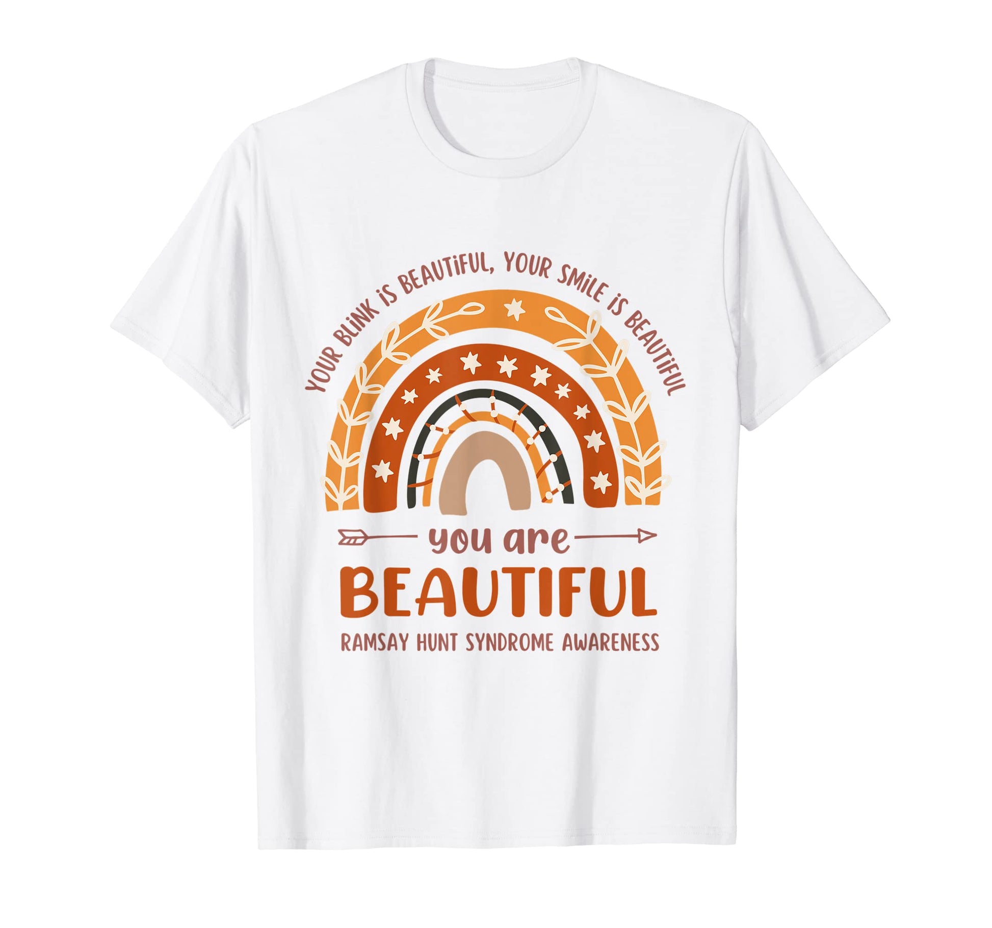 Ramsay Hunt Syndrome Awareness Boho T-Shirt - Minimalist Print Men Women - T-Shirt, Sweatshirt, Hoodie