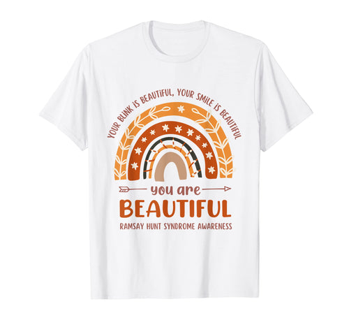 Ramsay Hunt Syndrome Awareness Boho T-Shirt - Minimalist Print Men Women - T-Shirt, Sweatshirt, Hoodie