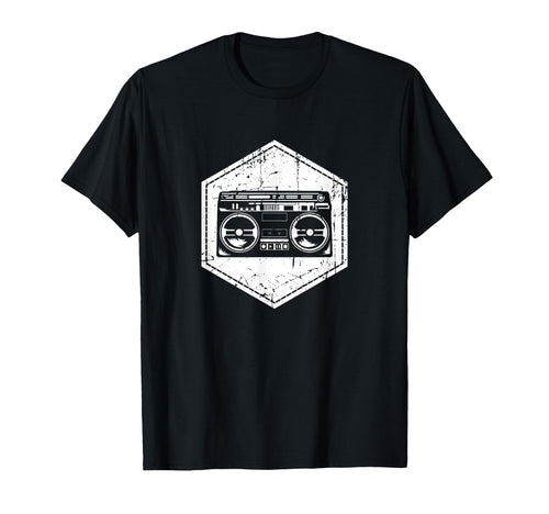 Boombox Rap Music 90S Hip Hop Party T-Shirt - Streetwear Style for Adults - T-Shirt, Sweatshirt, Hoodie