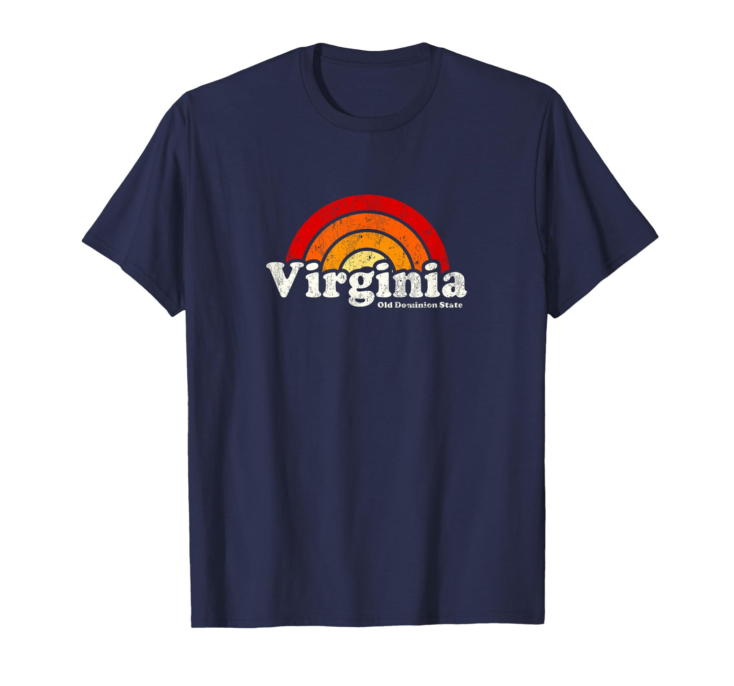 Virginia 70S Rainbow T-Shirt - Custom Art Print for Adults - T-Shirt, Sweatshirt, Hoodie
