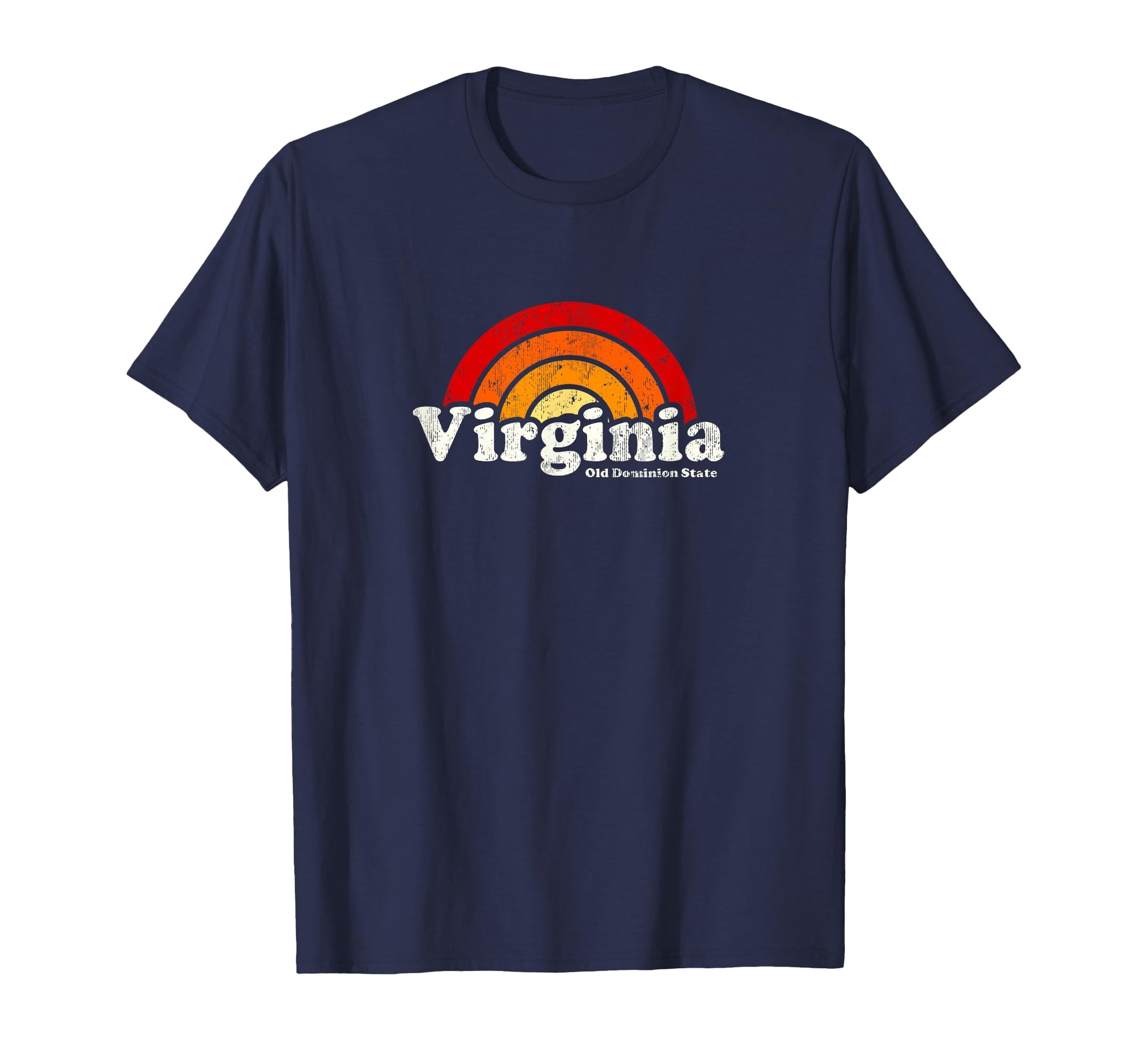 Virginia 70S Rainbow T-Shirt - Custom Art Print for Adults - T-Shirt, Sweatshirt, Hoodie