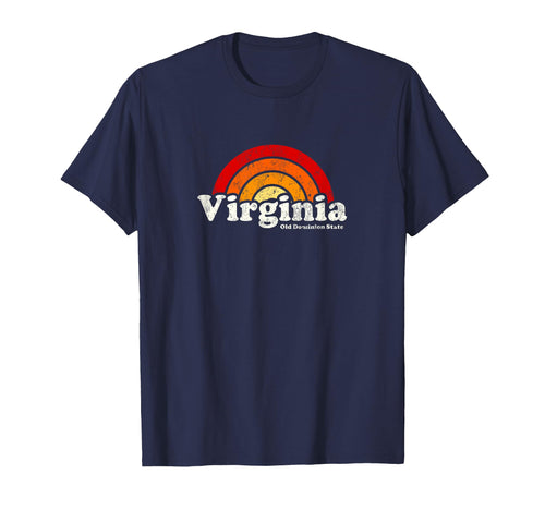 Virginia 70S Rainbow T-Shirt - Custom Art Print for Adults - T-Shirt, Sweatshirt, Hoodie