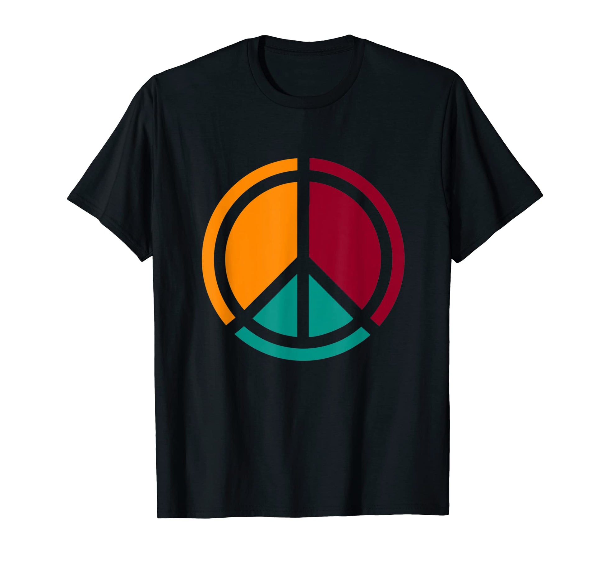 Peace 60S 70S Colorful Spread T-Shirt - Casual Everyday Wear Men Women - T-Shirt, Sweatshirt, Hoodie