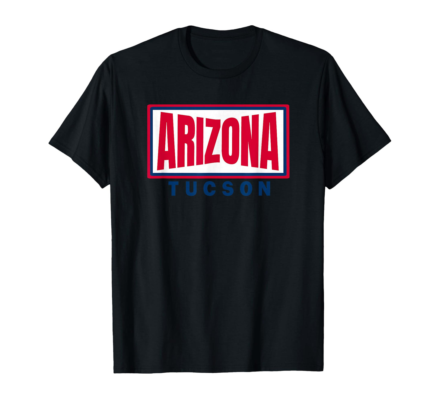Tucson Arizona Red Blue Striped T-Shirt - Casual Everyday Wear Unisex - T-Shirt, Sweatshirt, Hoodie