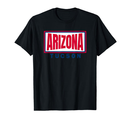 Tucson Arizona Red Blue Striped T-Shirt - Casual Everyday Wear Unisex - T-Shirt, Sweatshirt, Hoodie