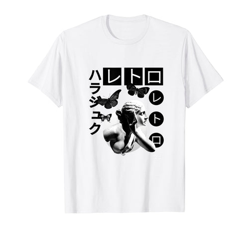 Vaporwave Statue Aesthetic Art T-Shirt - Custom Art Print for Adults - T-Shirt, Sweatshirt, Hoodie