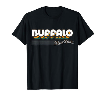 Buffalo New York Stripes T-Shirt - Unique Graphic for Adults - T-Shirt, Sweatshirt, Hoodie