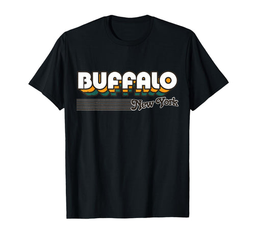 Buffalo New York Stripes T-Shirt - Unique Graphic for Adults - T-Shirt, Sweatshirt, Hoodie