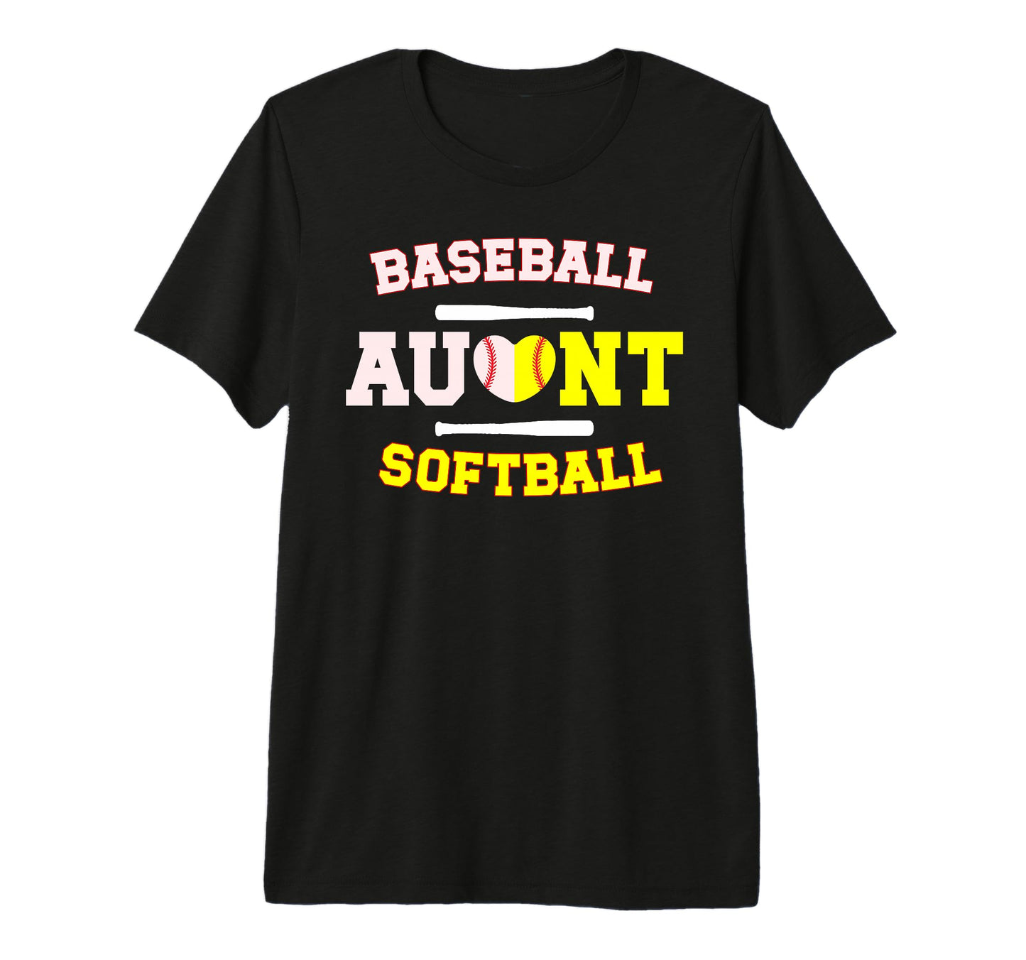 Baseball Softball Aunt Softball T-Shirt - Streetwear Style Men Women - T-Shirt, Sweatshirt, Hoodie