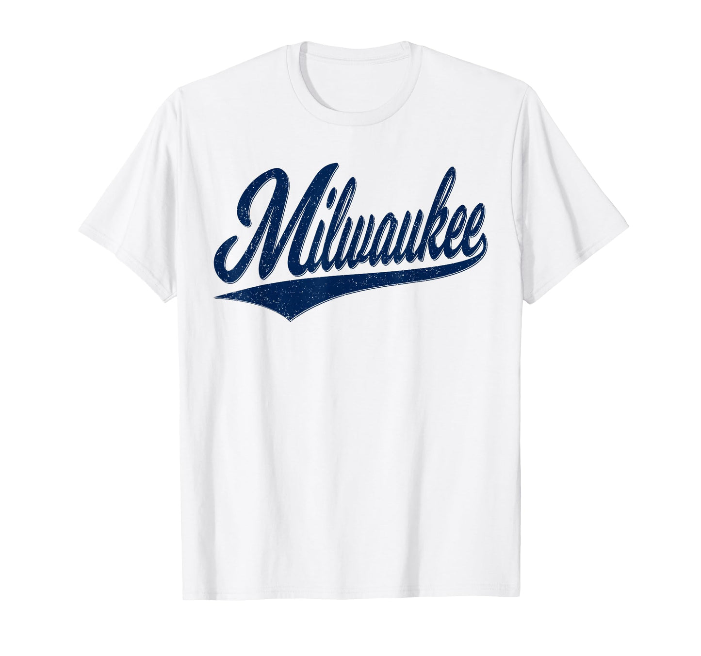 Milwaukee Wisconsin Varsity Script T-Shirt - Unique Graphic Men Women - T-Shirt, Sweatshirt, Hoodie