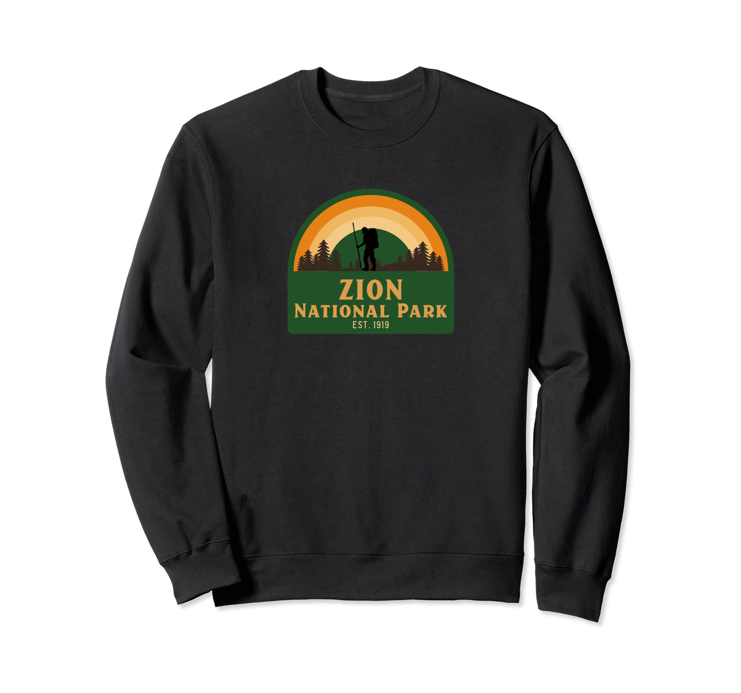 Zion National Park Utah 1919 Sweatshirt - Casual Everyday Wear Unisex - T-Shirt, Sweatshirt, Hoodie