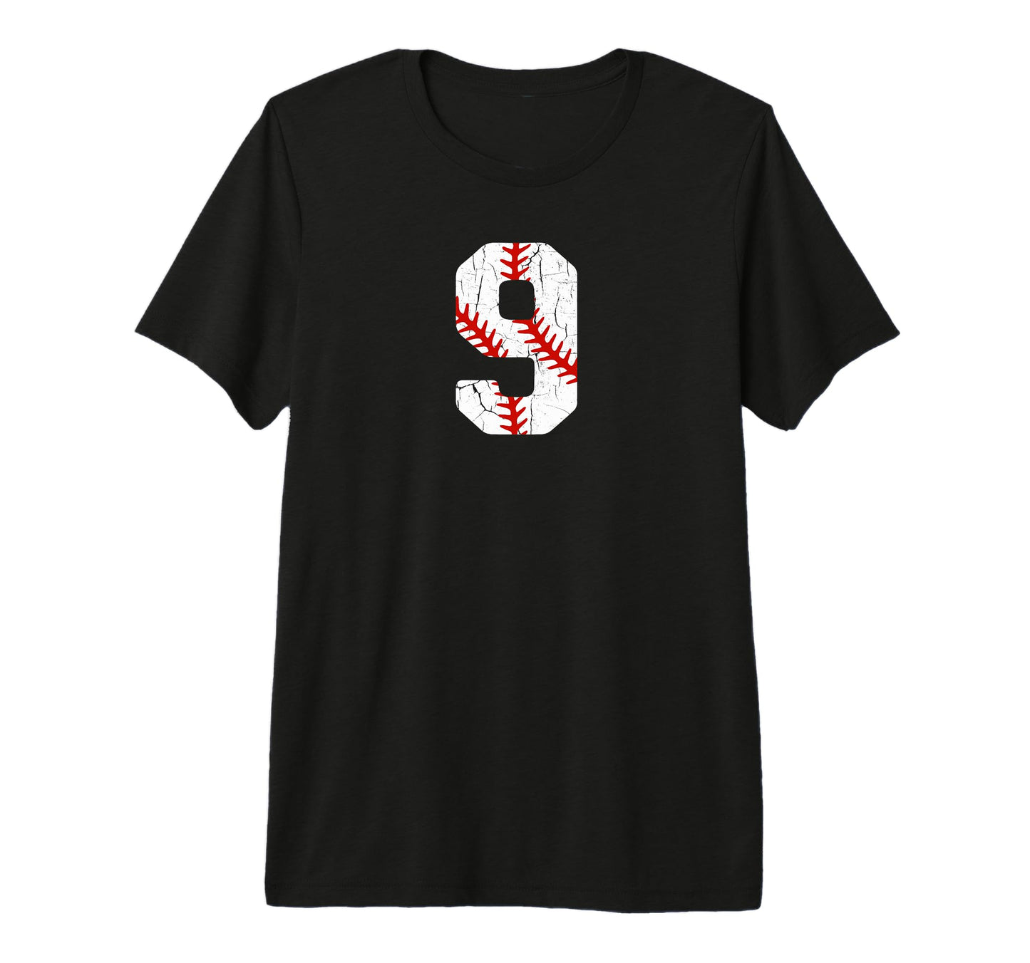 Baseball Player Jersey Number 9 9 T-Shirt - Trendy Graphic for Adults - T-Shirt, Sweatshirt, Hoodie