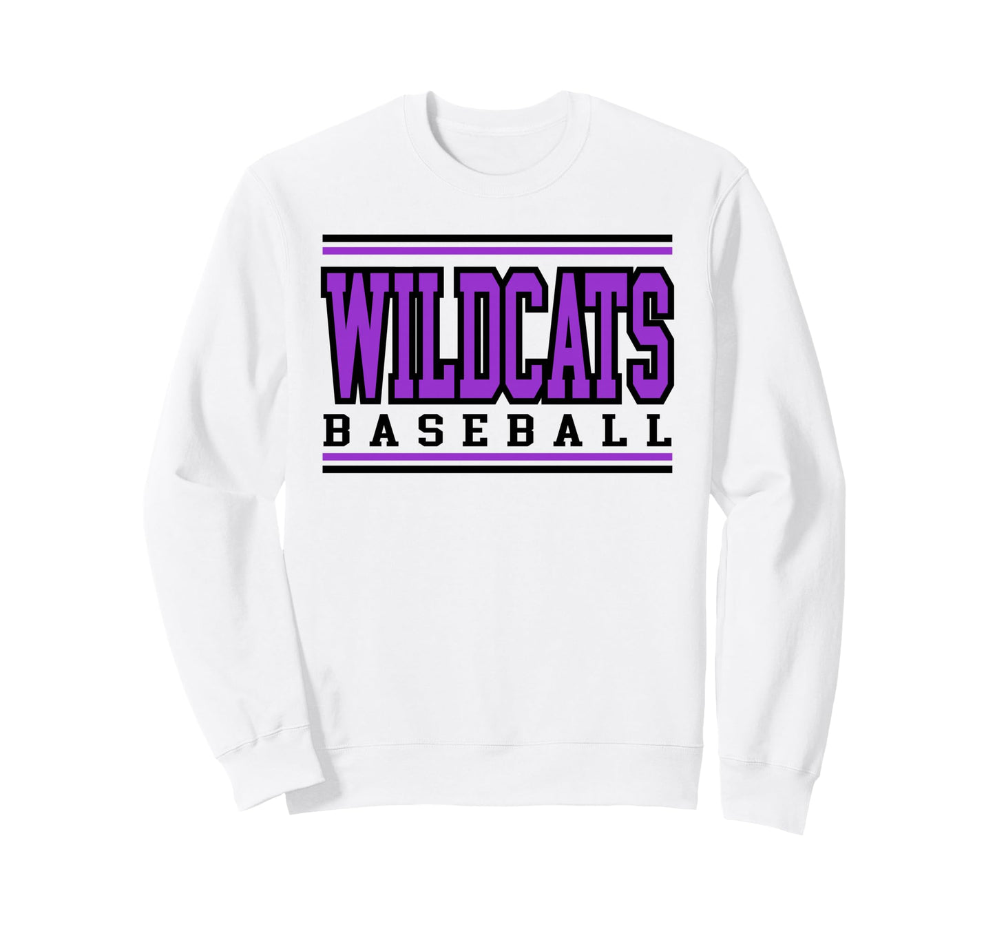 Wildcats Baseball Mom Game Day Sweatshirt - Novelty Apparel Men Women - T-Shirt, Sweatshirt, Hoodie