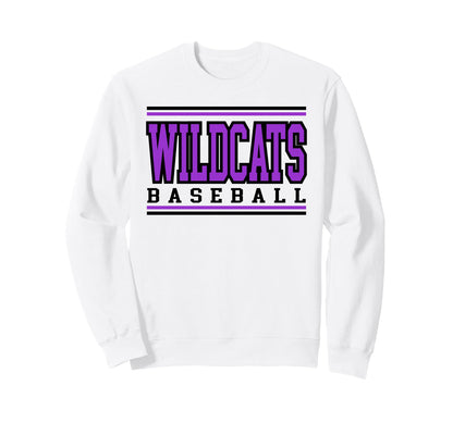 Wildcats Baseball Mom Game Day Sweatshirt - Novelty Apparel Men Women - T-Shirt, Sweatshirt, Hoodie