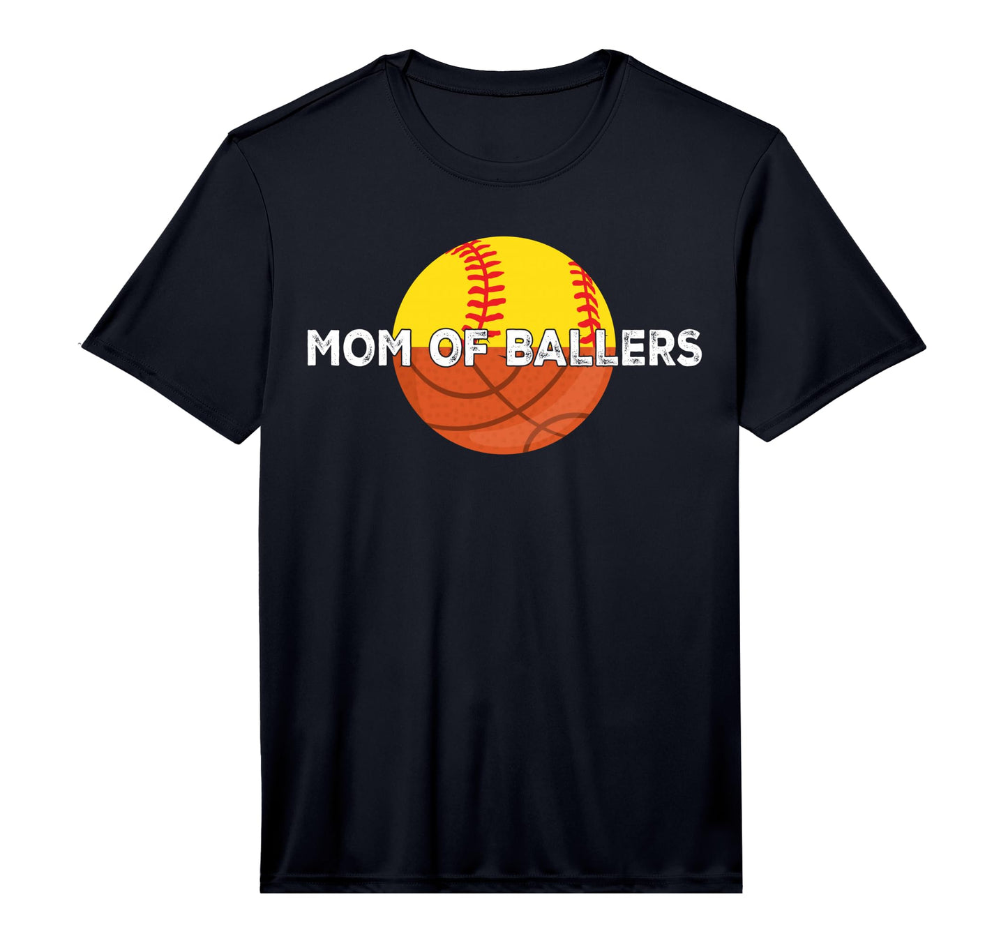 Mens Mom Ballers Basketball Softball T-Shirt - Fun Novelty Design Unisex - T-Shirt, Sweatshirt, Hoodie