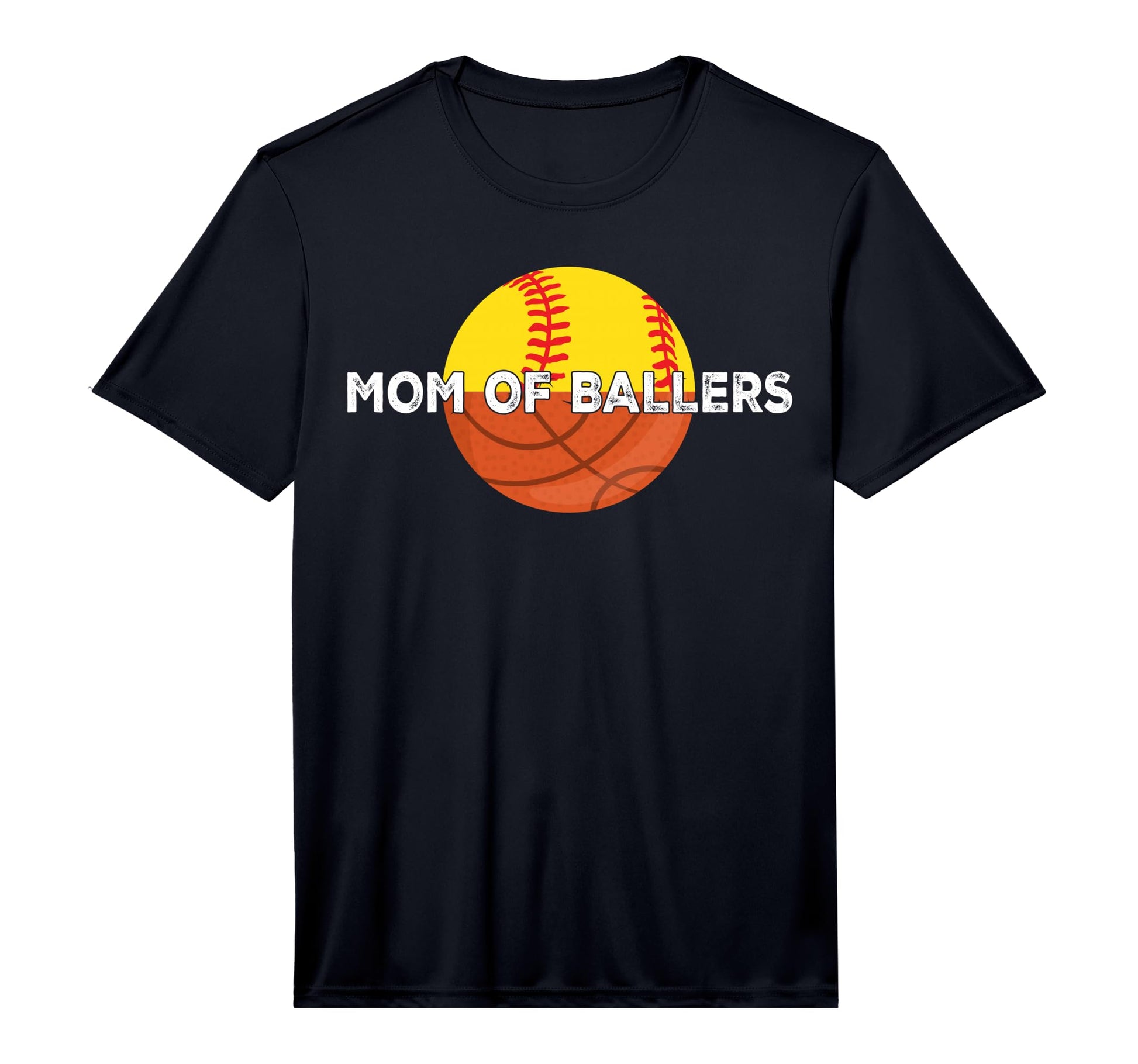 Mens Mom Ballers Basketball Softball T-Shirt - Fun Novelty Design Unisex - T-Shirt, Sweatshirt, Hoodie