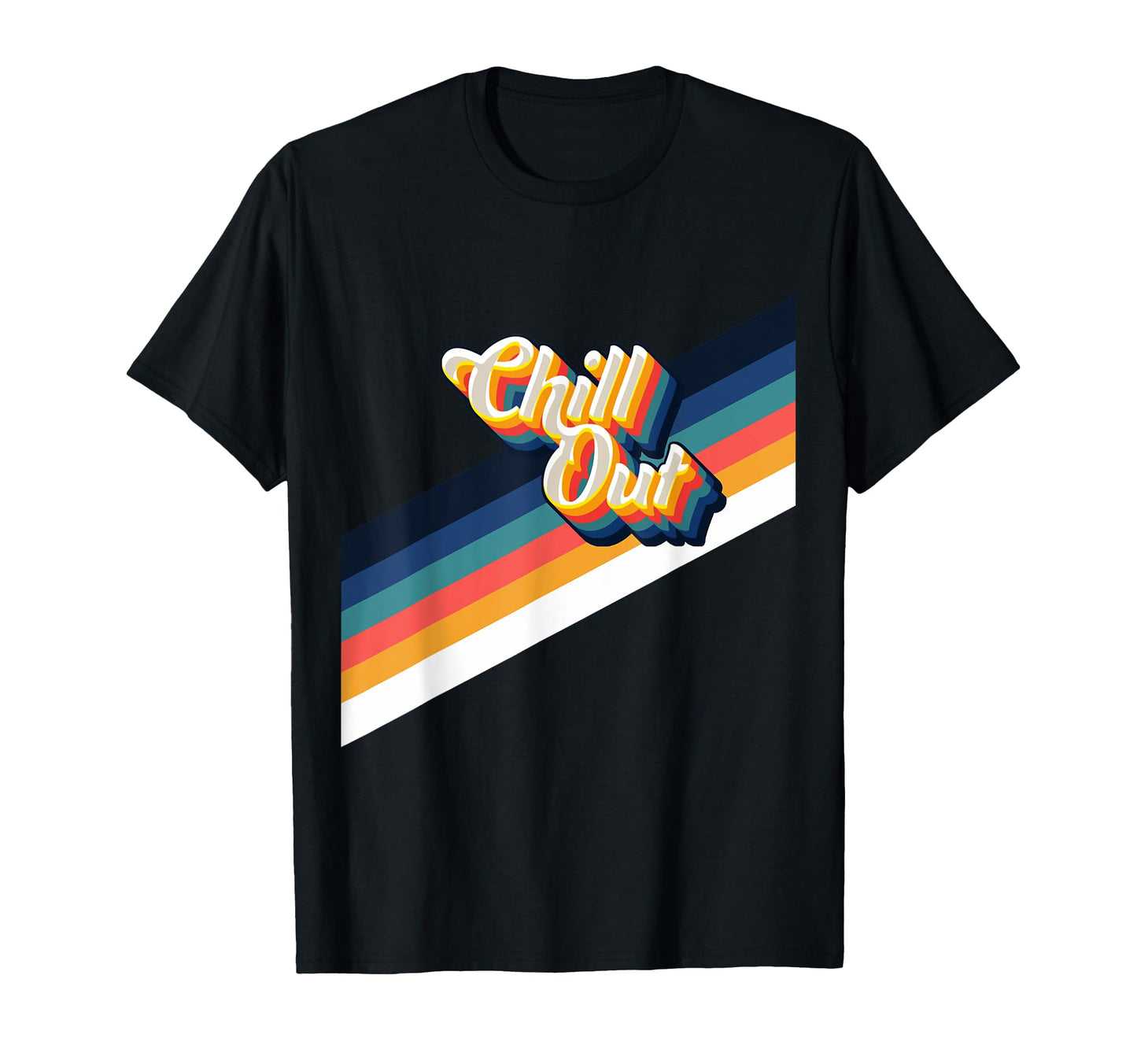 Rainbow Stripe T-Shirt - Fun Novelty Design for Adults - T-Shirt, Sweatshirt, Hoodie