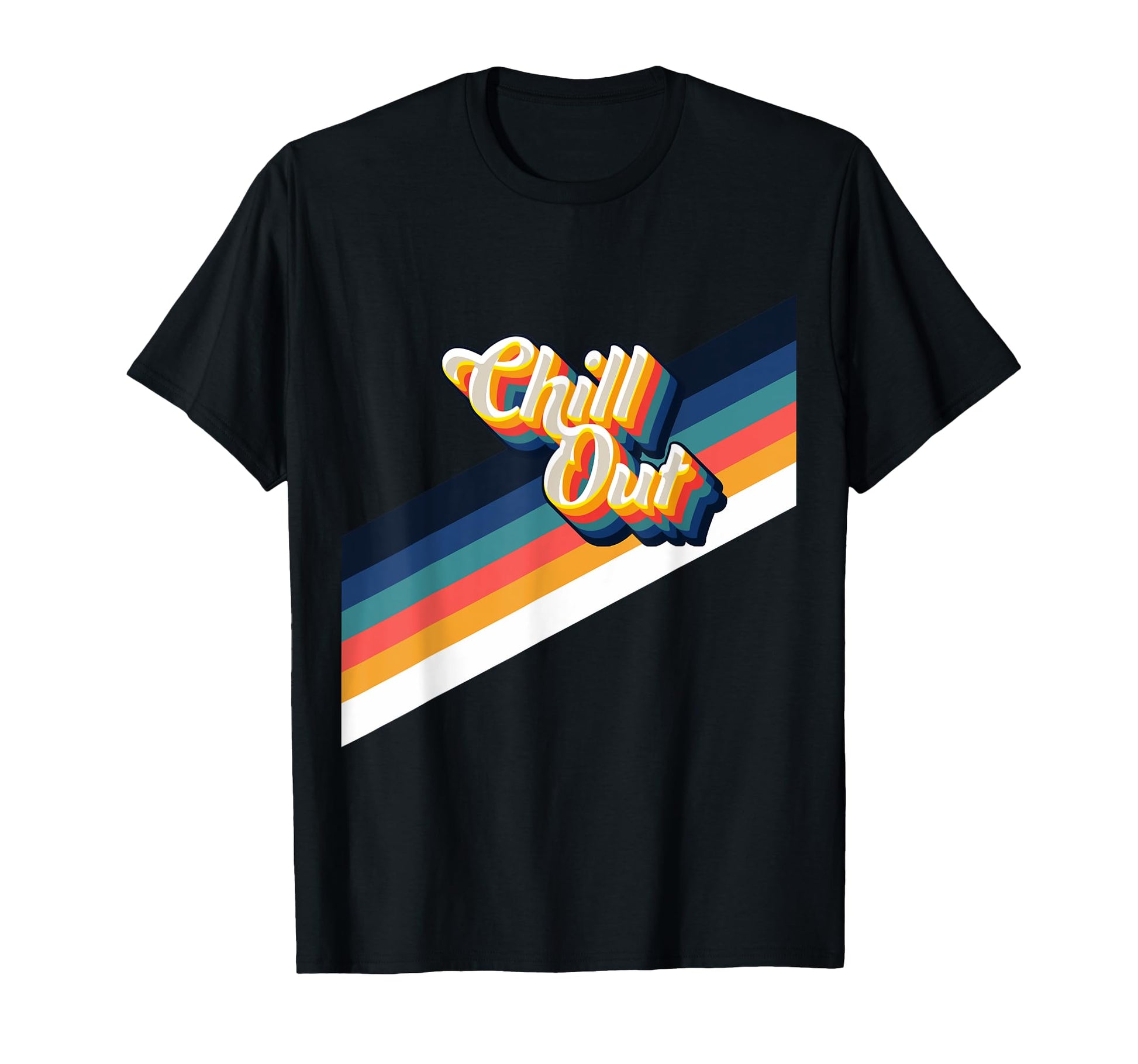 Rainbow Stripe T-Shirt - Fun Novelty Design for Adults - T-Shirt, Sweatshirt, Hoodie