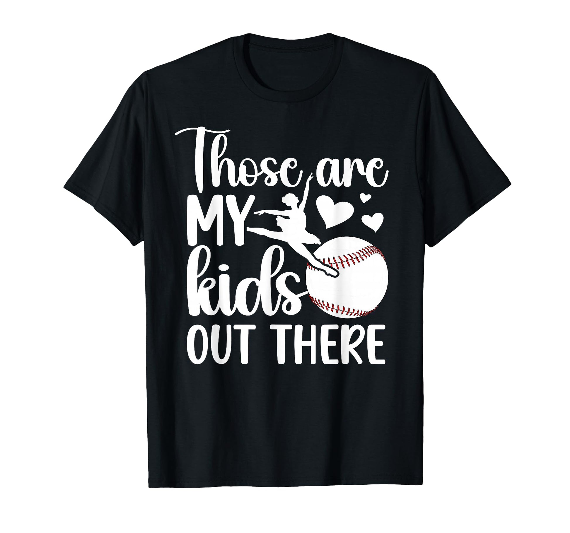 Baseball And Dance Mom Baseball Player T-Shirt - Minimalist Print Unisex - T-Shirt, Sweatshirt, Hoodie